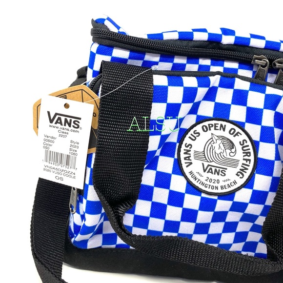 VANS VUSO Cooler Checkerboard Blue White - Picture 4 of 12